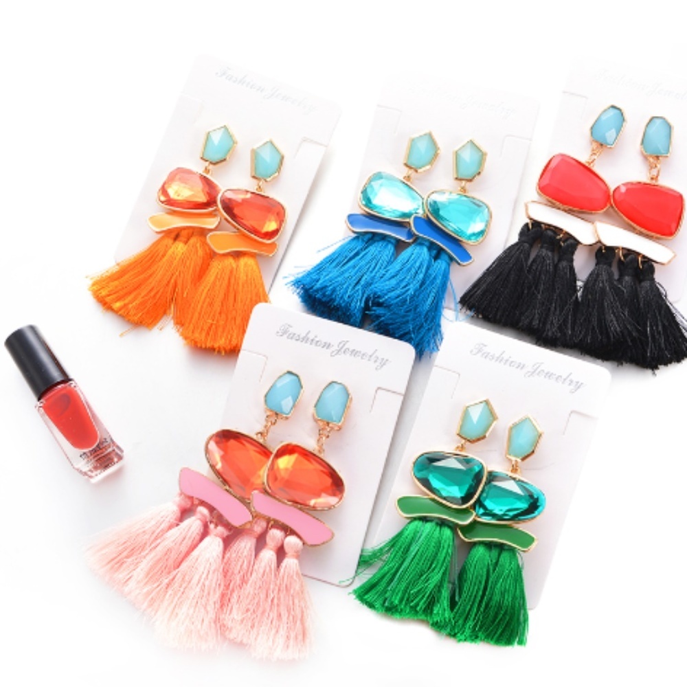 tassel earring and free gift